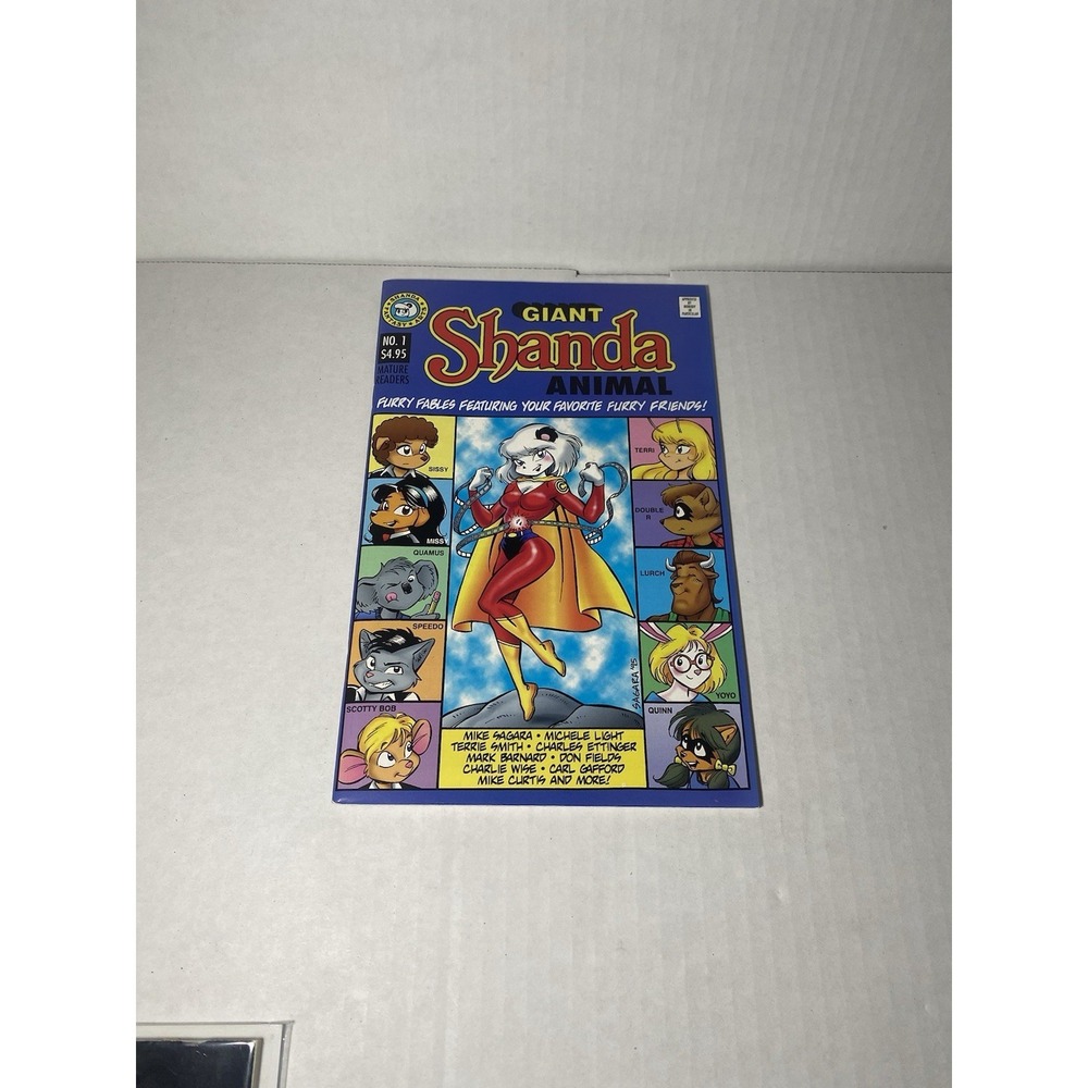 Giant Shanda Animal #1 Comic Book Shanda Fantasy Arts 1995 Furry ADULTS ONLY